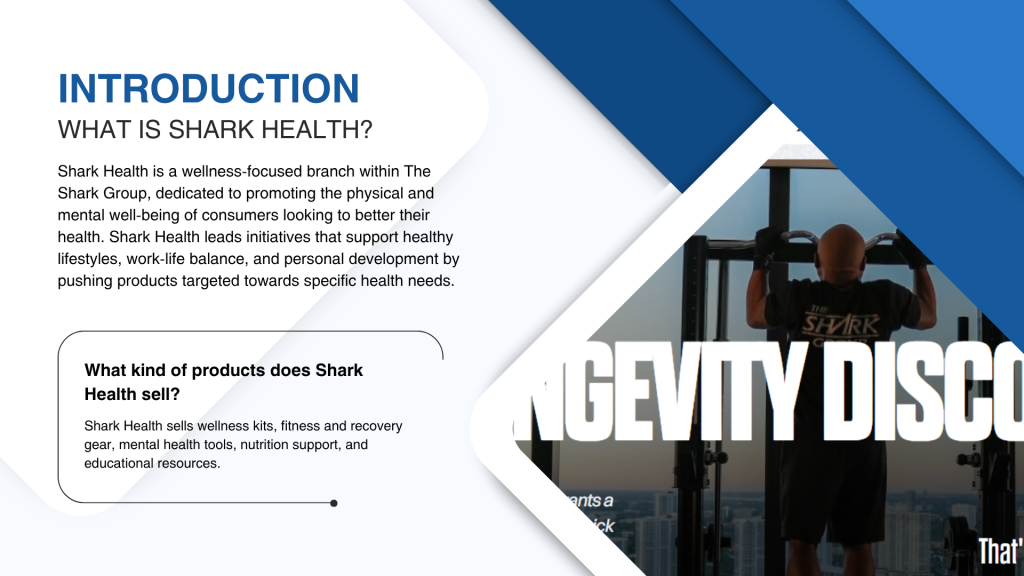 Shark Health Marketing Strategy - slide 2