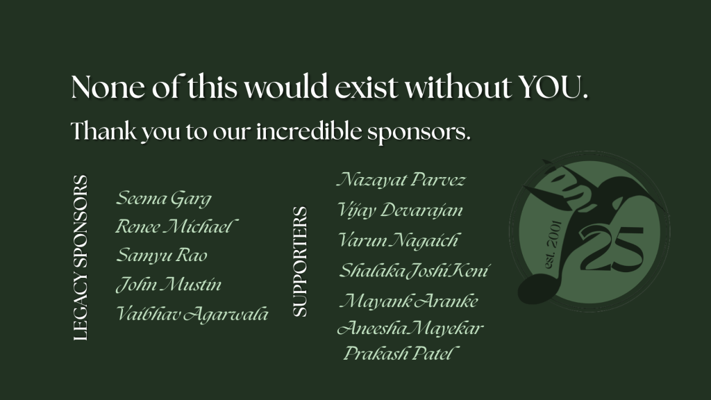 HUM 25th year celebration - slide 2