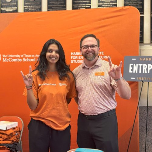 McCombs entrepreneurship booth