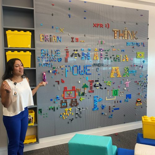 McCombs interactive wall