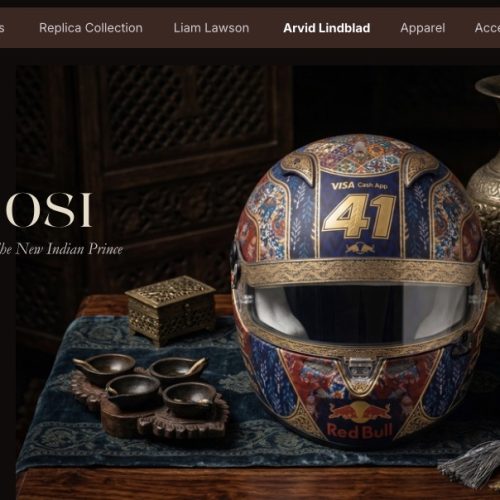Zardosi - Arvid Lindblad helmet website banner